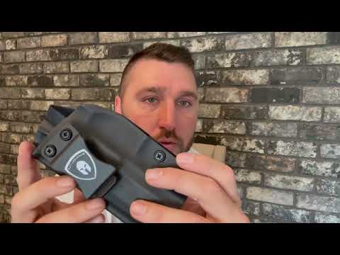 Load and play video in Gallery viewer, P320 IWB Kydex Holster Fit: Sig Sauer P320 Full Size / P320 Compact / P320 X Carry Pistol, Right/Left Hand | WARRIORLAND
